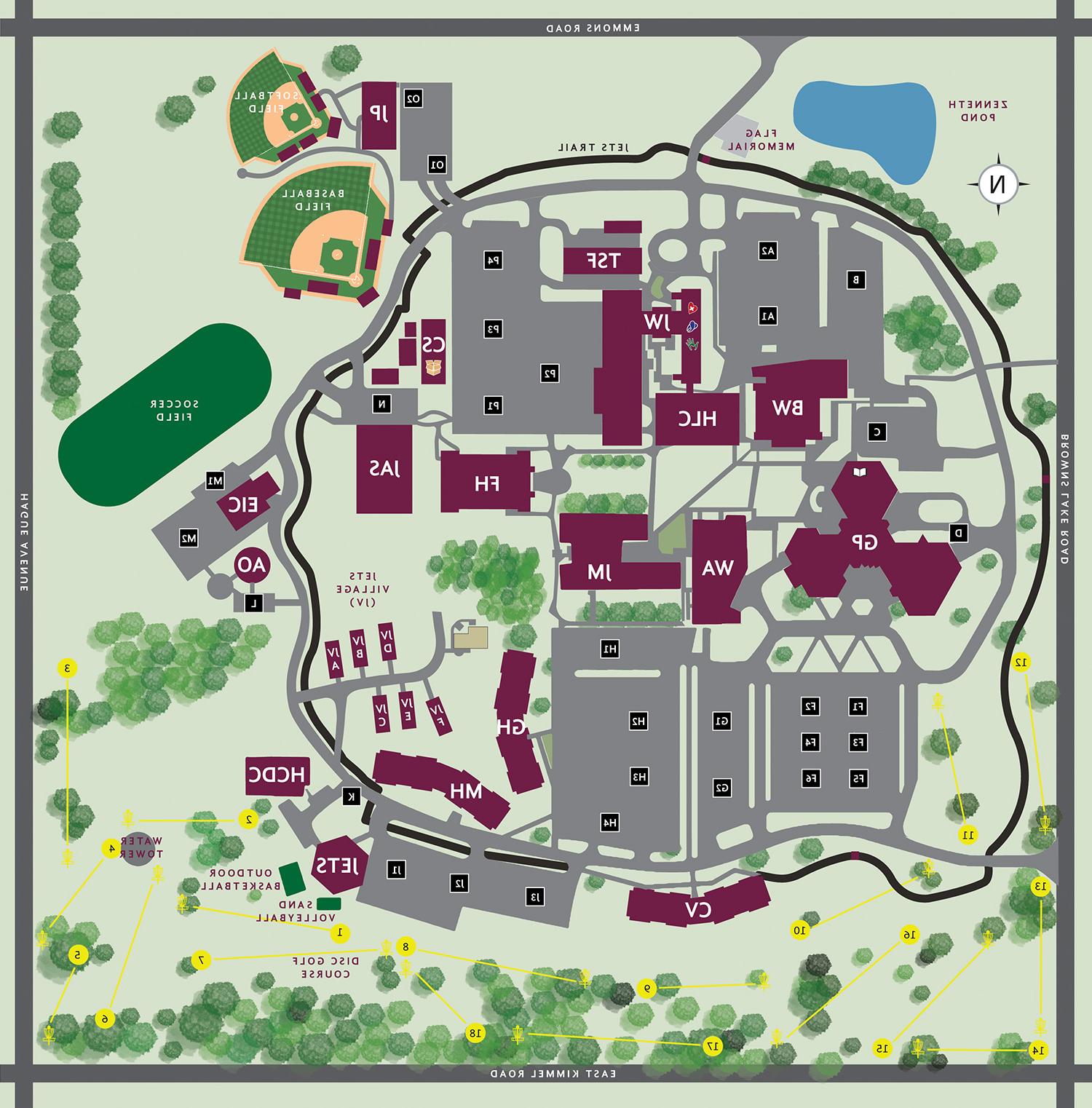 central campus map